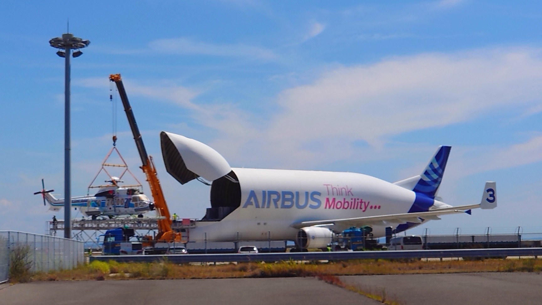 ベルーガST、今年度3回目の来神か！？3号機は昨年7月にも飛来 | 未来へ